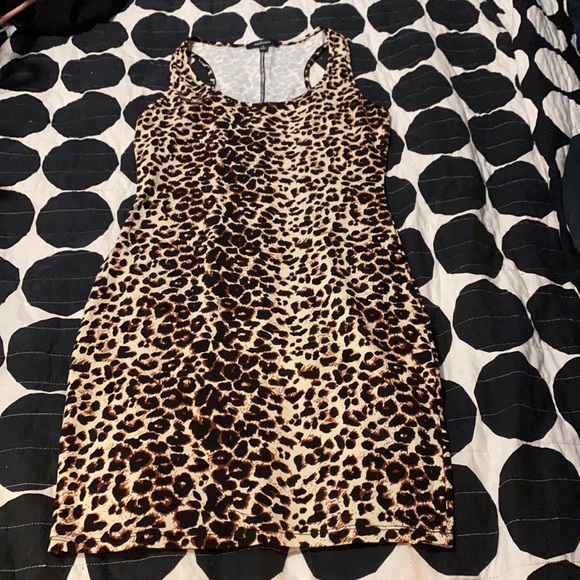 NWOT leopard print racerback tank dress - Picture 7 of 7